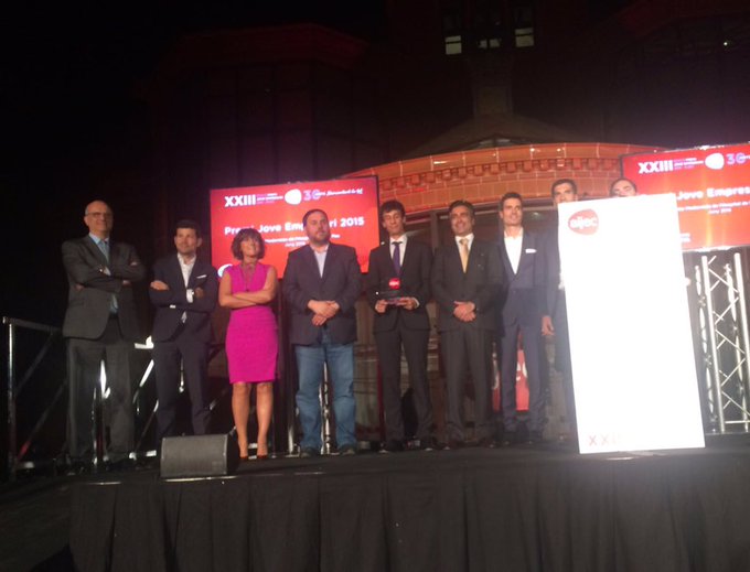 Auszeichnungen: Worldsensing CEO mit Jungunternehmer des Jahres ausgezeichnet - 2015
