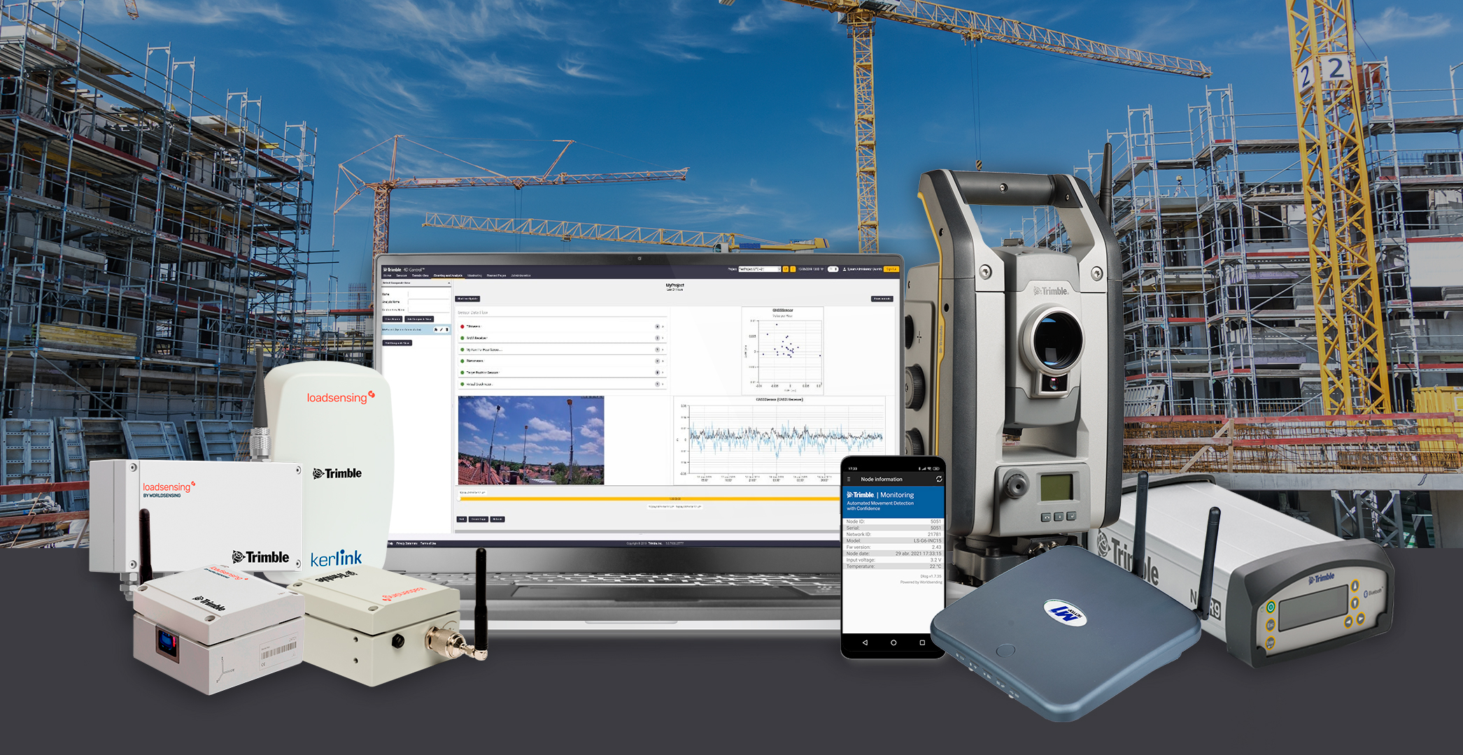 Worldsensing apoya la expansión del portafolio de monitoreo automatizado geotécnico de Trimble con tecnología IoT geotécnica